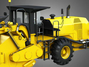 rm500b road reclaimer vehicle 3D Model