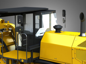 rm500b road reclaimer vehicle Model 3D