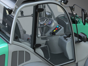 loader kl80-8t with universal bucket - front loader 3D Model