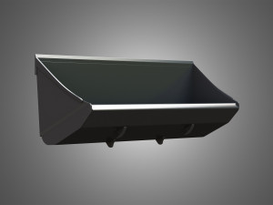loader kl80-8t with universal bucket - front loader 3D Model