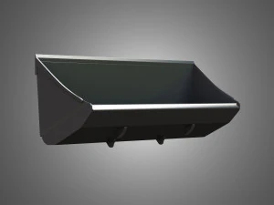 loader kl80-8t with universal bucket - front loader 3D Model