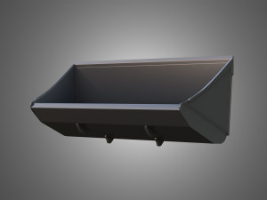 loader kl80-8t with universal bucket - front loader 3D Model