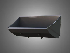loader kl80-8t with universal bucket - front loader 3D Model