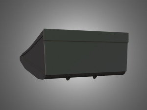 loader kl80-8t with universal bucket - front loader 3D Model