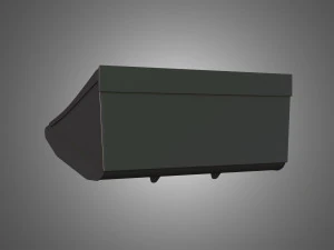 loader kl80-8t with universal bucket - front loader 3D Model