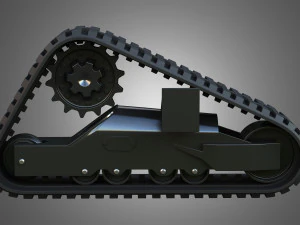 t67 tracks 3D Model