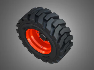 t76-s76 bobcat skid steer wheel and tire 3D Model