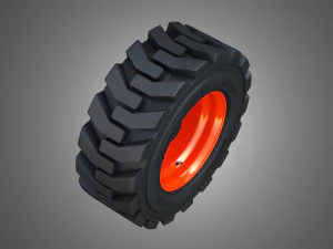 t76-s76 bobcat skid steer wheel and tire 3D Model