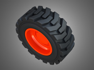 t76-s76 bobcat skid steer wheel and tire Model 3D