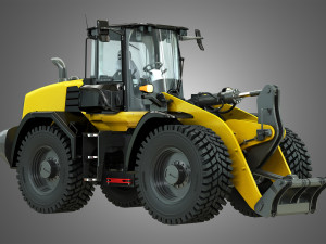 wheel loader w190d 3D Model