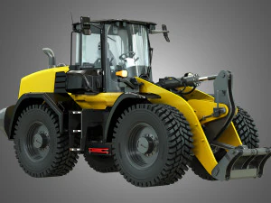 wheel loader w190d 3D Model