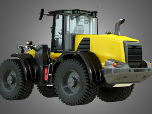 wheel loader w190d 3D Model
