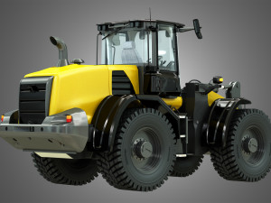 wheel loader w190d 3D Model