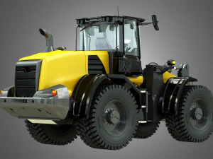 wheel loader w190d 3D Model