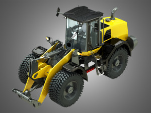 wheel loader w190d 3D Model