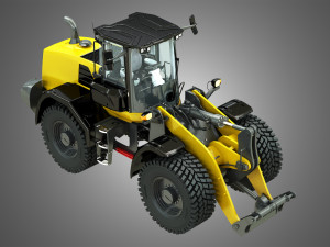wheel loader w190d 3D Model