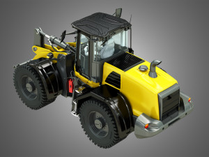 wheel loader w190d 3D Model