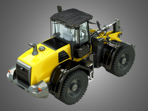 wheel loader w190d 3D Model