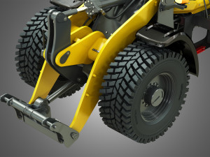 wheel loader w190d 3D Model