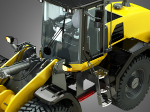 wheel loader w190d 3D Model
