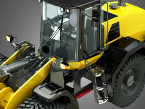 wheel loader w190d 3D Model