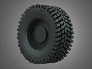 wheel loader w190d wheel and tire 3D Модель