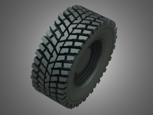 wheel loader w190d wheel and tire 3D Модель