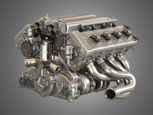 Rgt8 ruf v8 engine 3D 模型