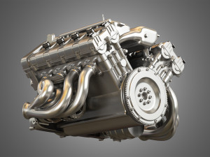 Rgt8 ruf v8 engine 3D Model