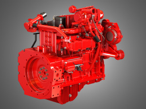 qsf 4 cylinder - diesel engine Modelo 3D