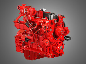 qsf 4 cylinder - diesel engine Modelo 3D