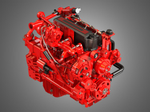 qsf 4 cylinder - diesel engine Modelo 3D
