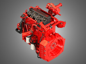 qsf 4 cylinder - diesel engine Modelo 3D