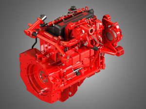 qsf 4 cylinder - diesel engine Modelo 3D