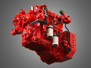 qsf 4 cylinder - diesel engine Modelo 3D