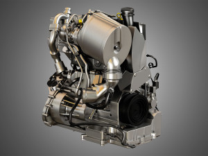 volkswagen - xl1 diesel-electric hybrid engine Model 3D