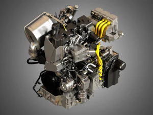 volkswagen - motor h&iacute;brido di&eacute;sel-el&eacute;ctrico xl1 Modelo 3D