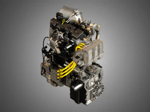 volkswagen - motor h&iacute;brido di&eacute;sel-el&eacute;ctrico xl1 Modelo 3D