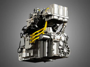 volkswagen - motor h&iacute;brido di&eacute;sel-el&eacute;ctrico xl1 Modelo 3D