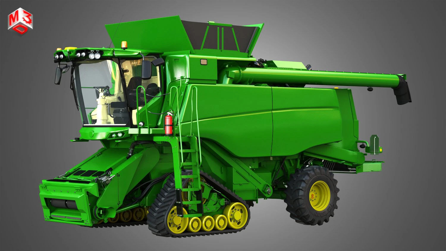 t560 hillmaster combine 3D Model .c4d .max .obj .3ds .fbx .stl .blend 