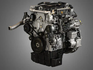 om934 medium duty engine - 4 cylinder diesel engine 3D Model