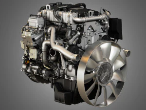 om934 medium duty engine - 4 cylinder diesel engine 3D Model