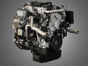 om934 medium duty engine - 4 cylinder diesel engine 3D Model