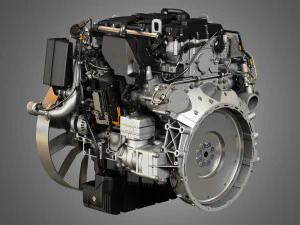 om934 medium duty engine - 4 cylinder diesel engine 3D Model