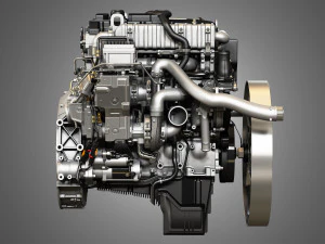 om934 medium duty engine - 4 cylinder diesel engine 3D Model