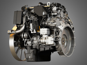 om934 medium duty engine - 4 cylinder diesel engine Modelo 3D