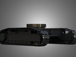 shovel mechanical tracks Modèle 3D