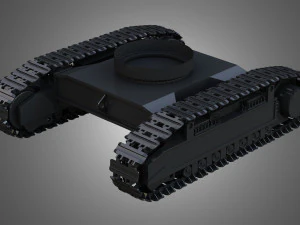 shovel mechanical tracks 3D Model