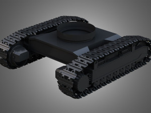 shovel mechanical tracks Modèle 3D