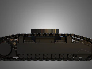 shovel mechanical tracks 3D Model